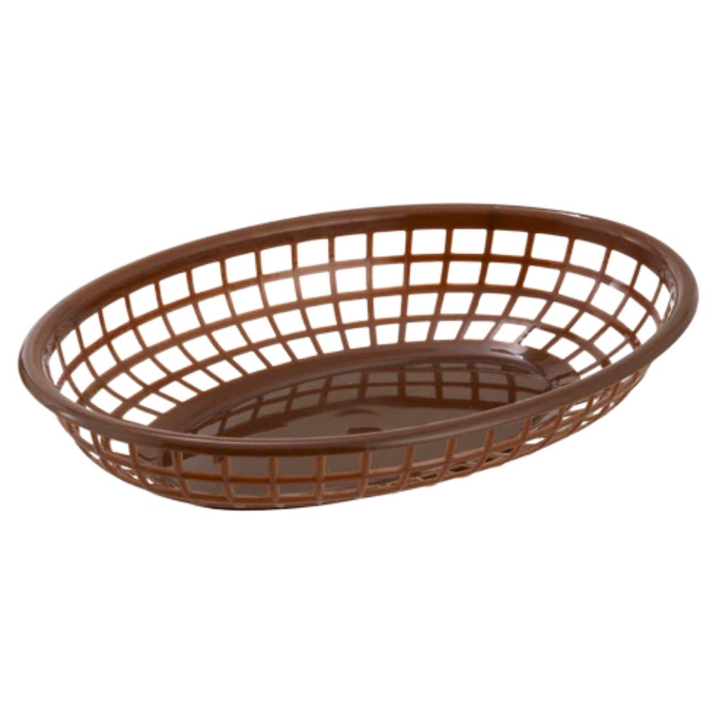 Winco Canasta Ovalada Plástica de 9.5"