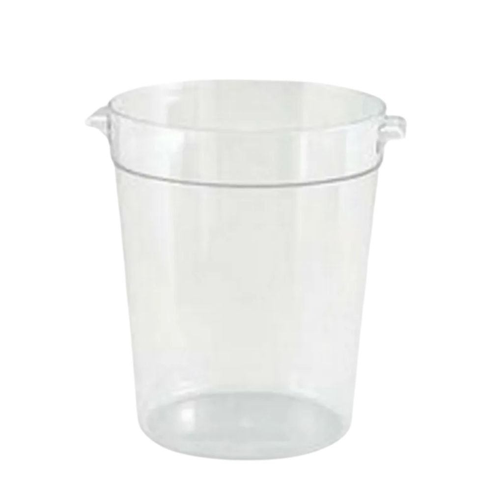 Winco Contenedor Redondo de Policarbonato 8Qt