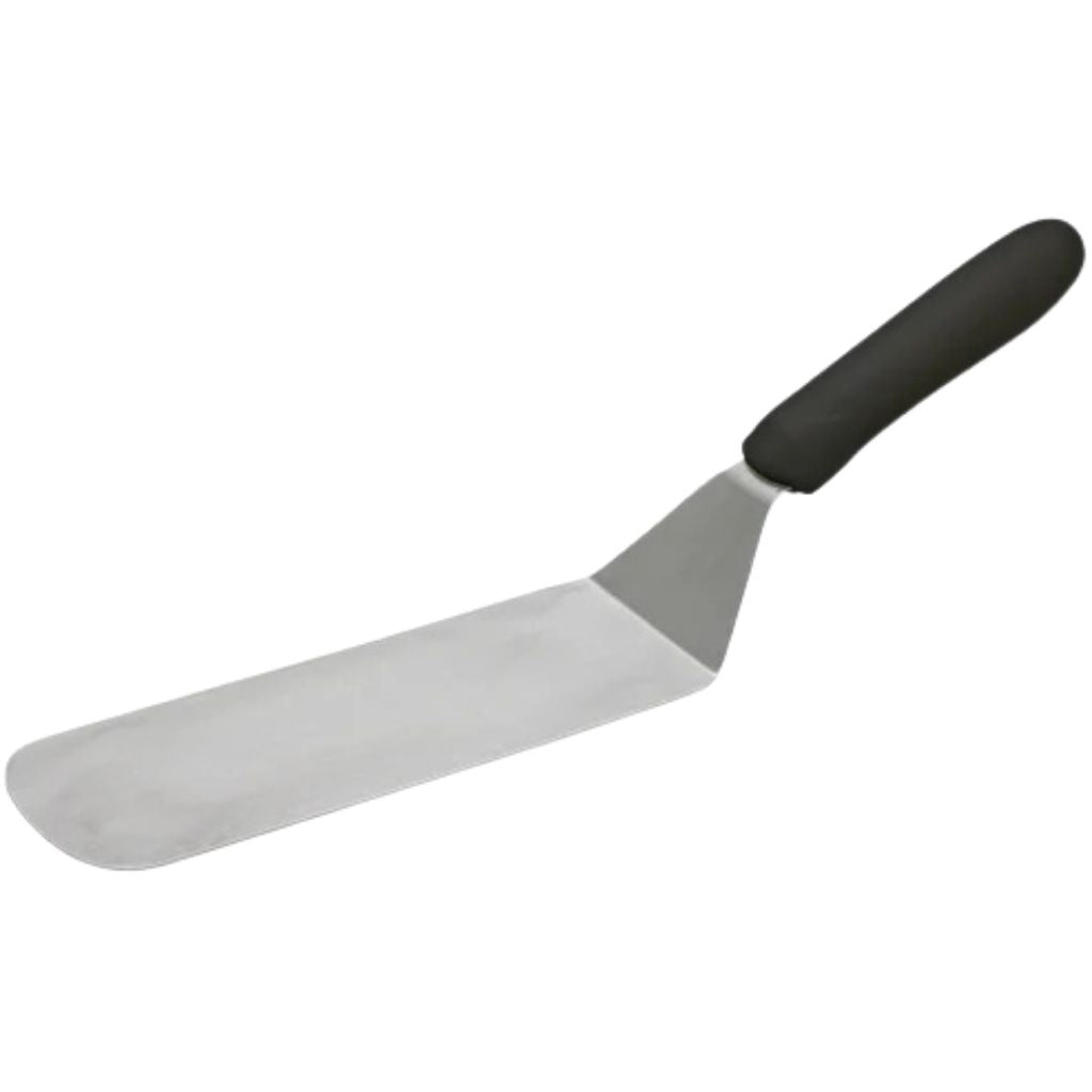 Winco Espátula de Cocina para Plancha con Hoja Lisa Curva 8-1/4"
