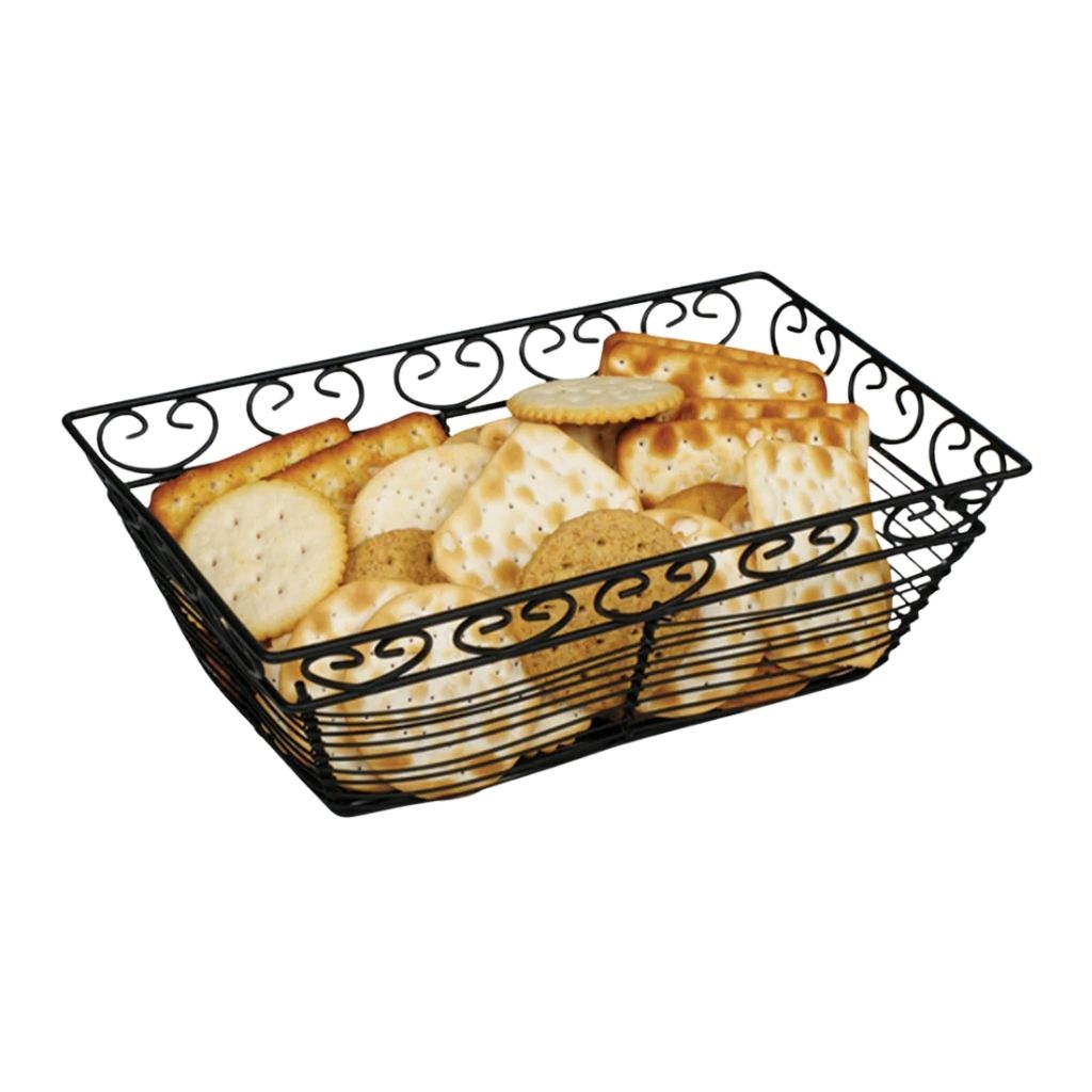 Winco Canasta Metálica Rectangular de 9" x 5.75"