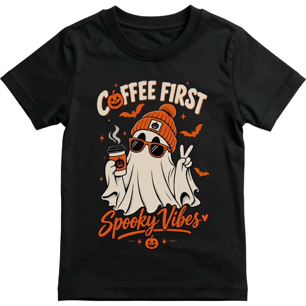Camisa Halloween, Coffee First