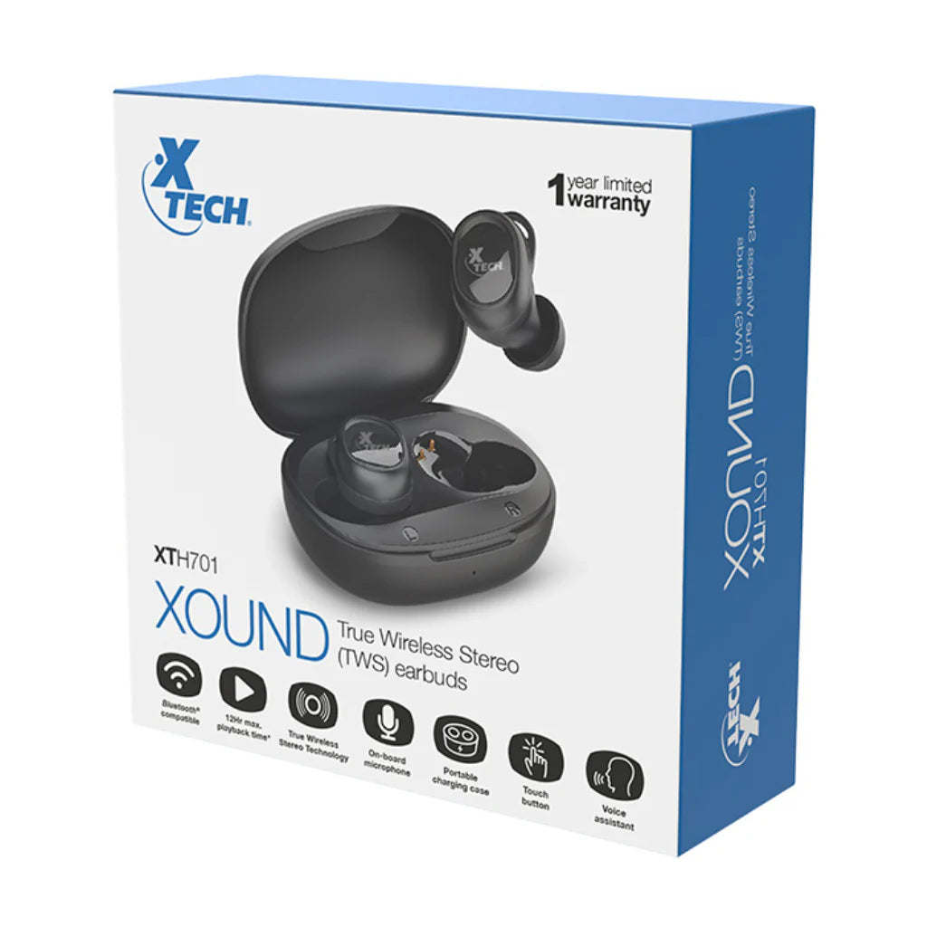 Xtech Audífonos True Wireless, XTH-701