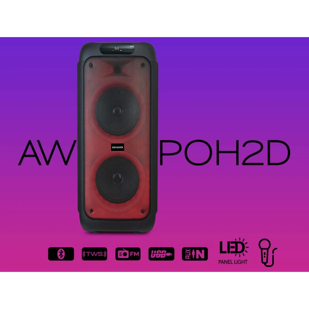 Aiwa Portátil Inalámbrico Bluetooth, AWPOH2D