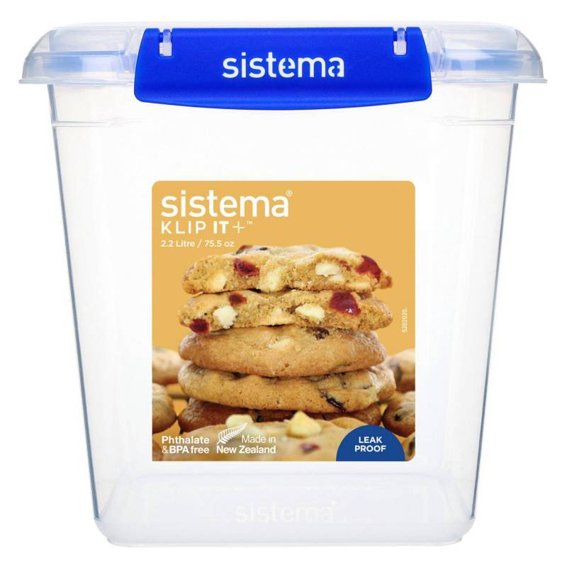 Sistema Contenedor Cuadrado Klip it plus 2.2 L