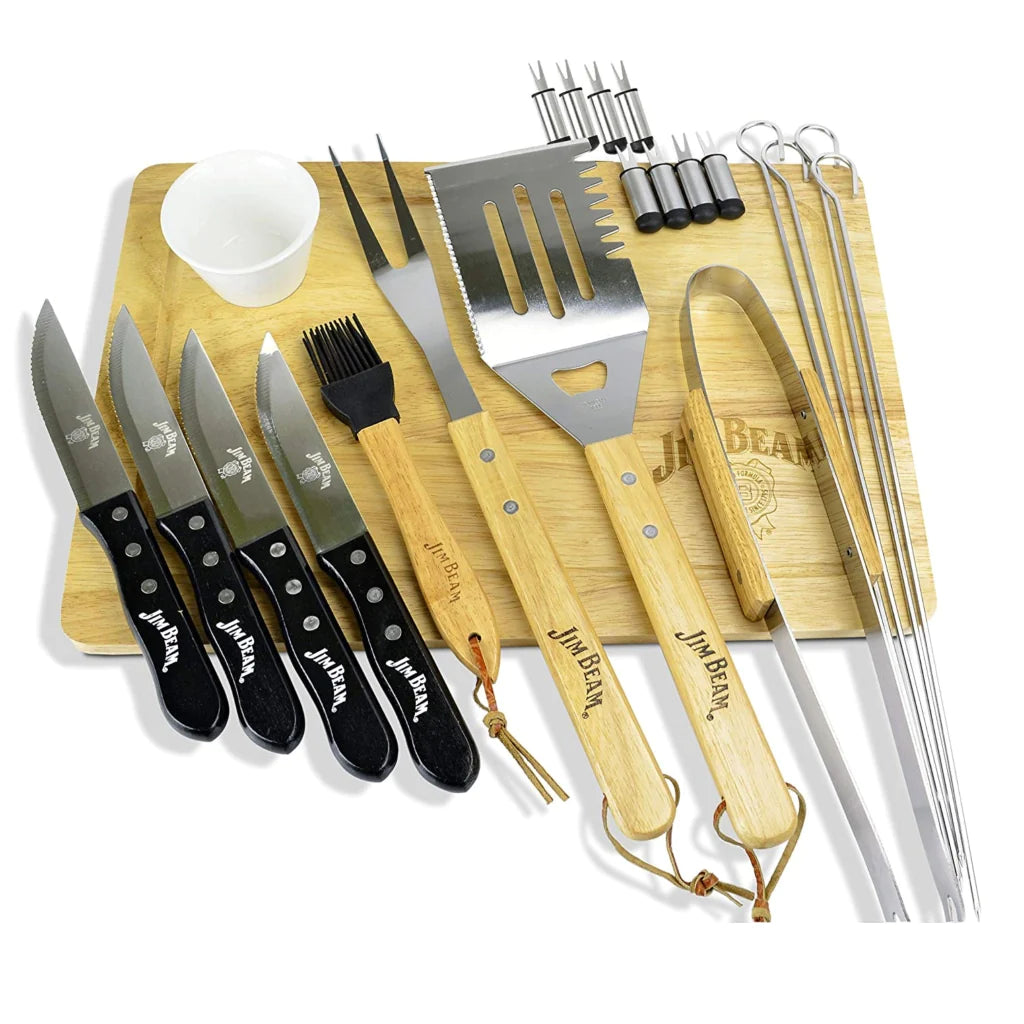 Jim Beam Set Grill Servidor de Alimentos 22 piezas JB0102