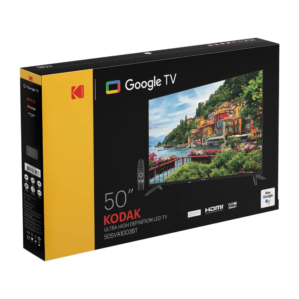Kodak Pantalla UHD 50" con Google TV, 50SVA1003BT