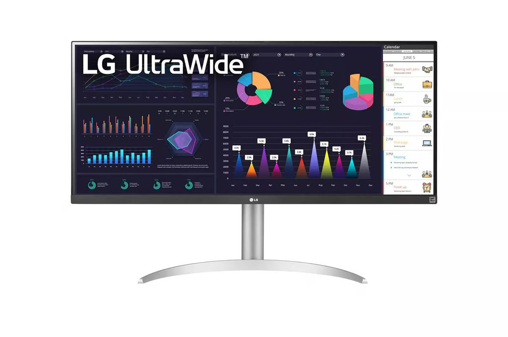 LG Monitor 34" Ultrawide, 34WQ650-W