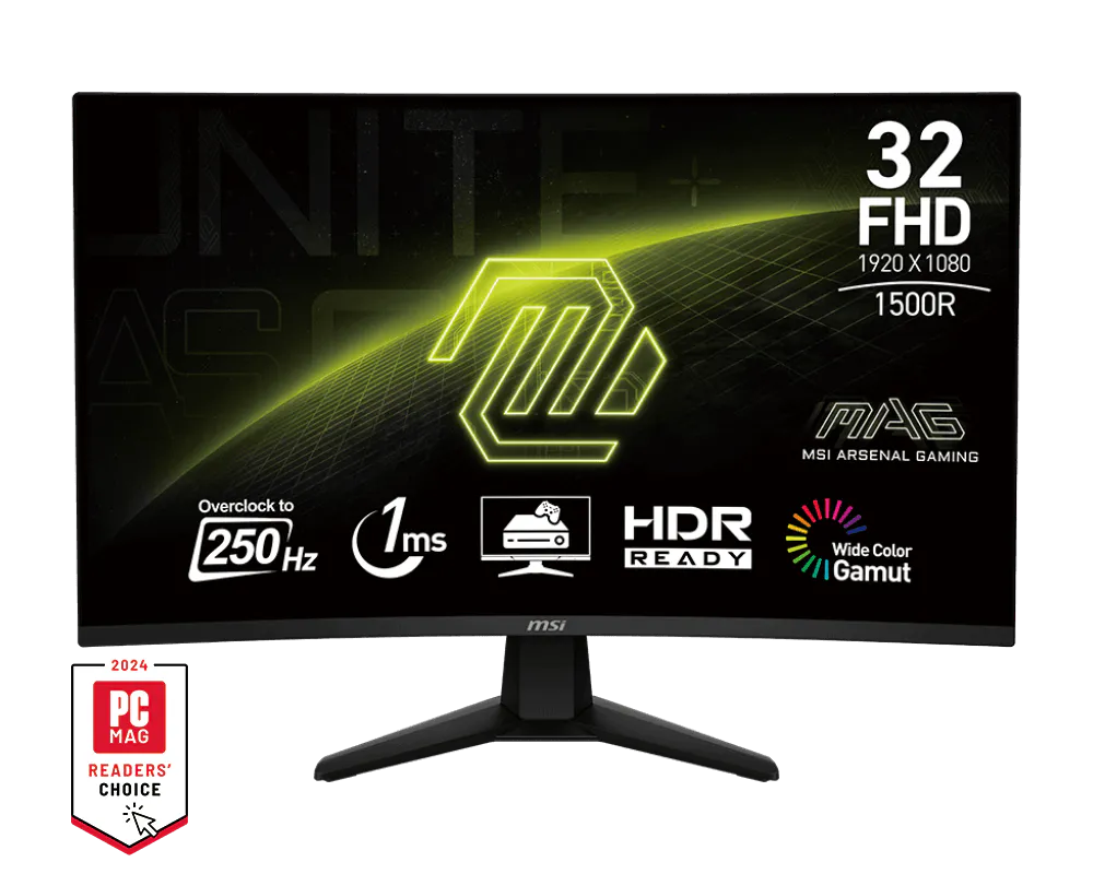 MSI Monitor 32" 1920 X 1080, MAG 32C6X