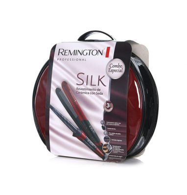 Remington Combo de Alisadora + Rizador Terapia Silk S9600-CI96W(110)