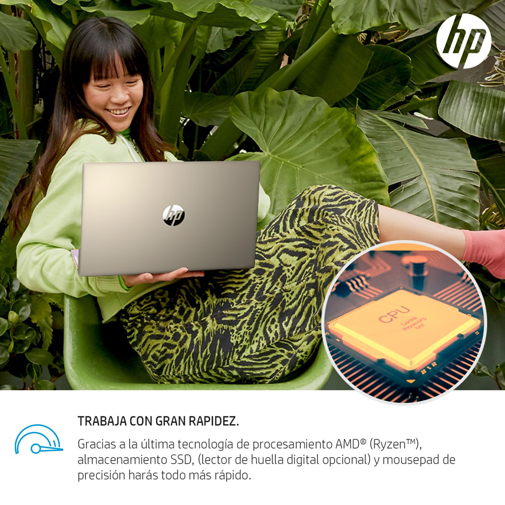 HP Laptop Pavilion 15.6" AMD R7-5700U SSD 512GB, 43R78LA#ABM
