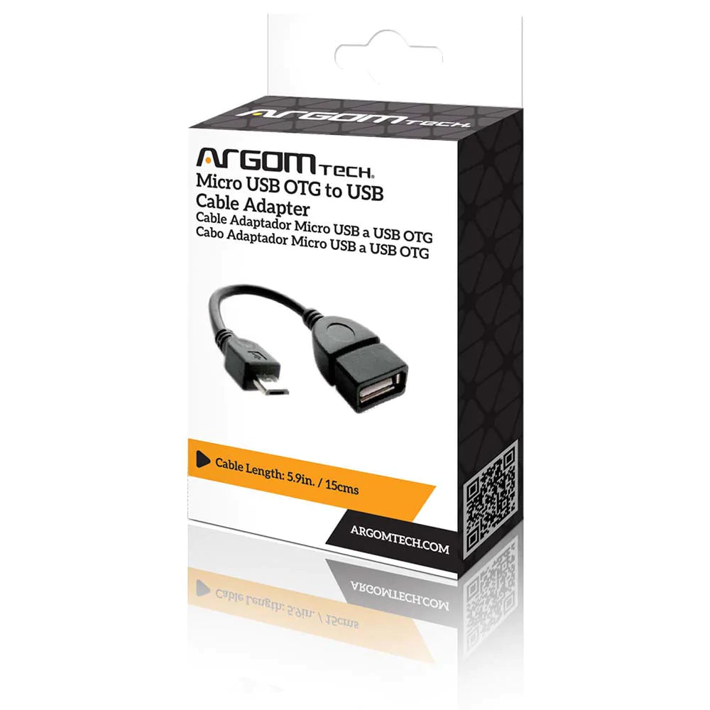 Argom Cable Adaptador Micro USB a USB OTG