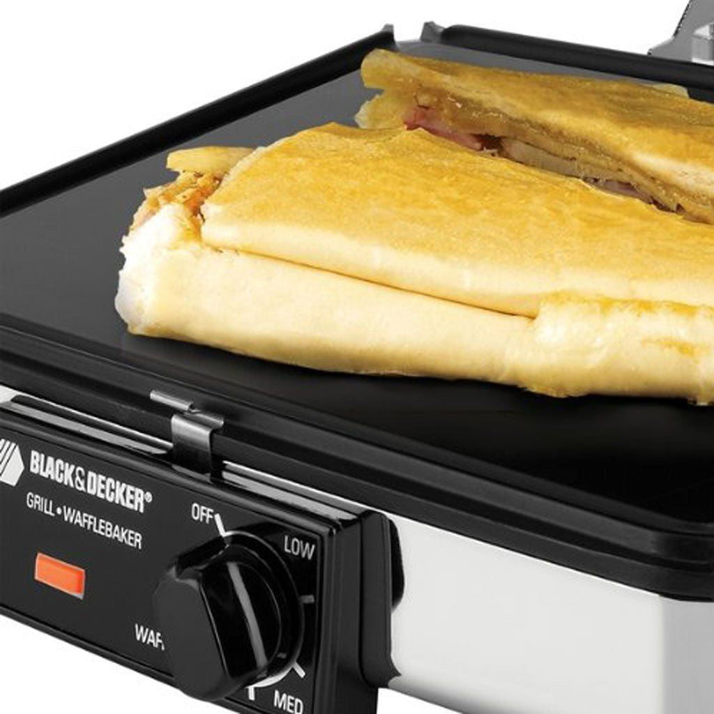 Black + Decker Wafflera Parrilla y Plancha G49TD