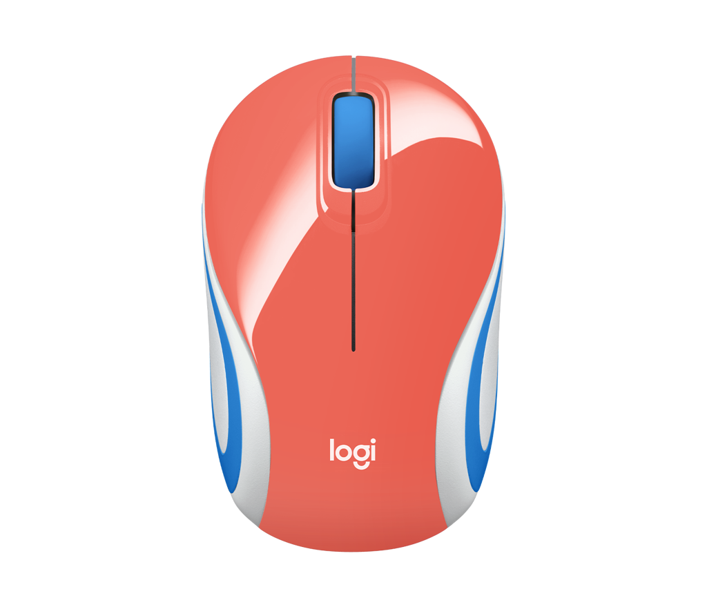 Logitech Mouse M187 Inalámbrico Rojo 910-005362