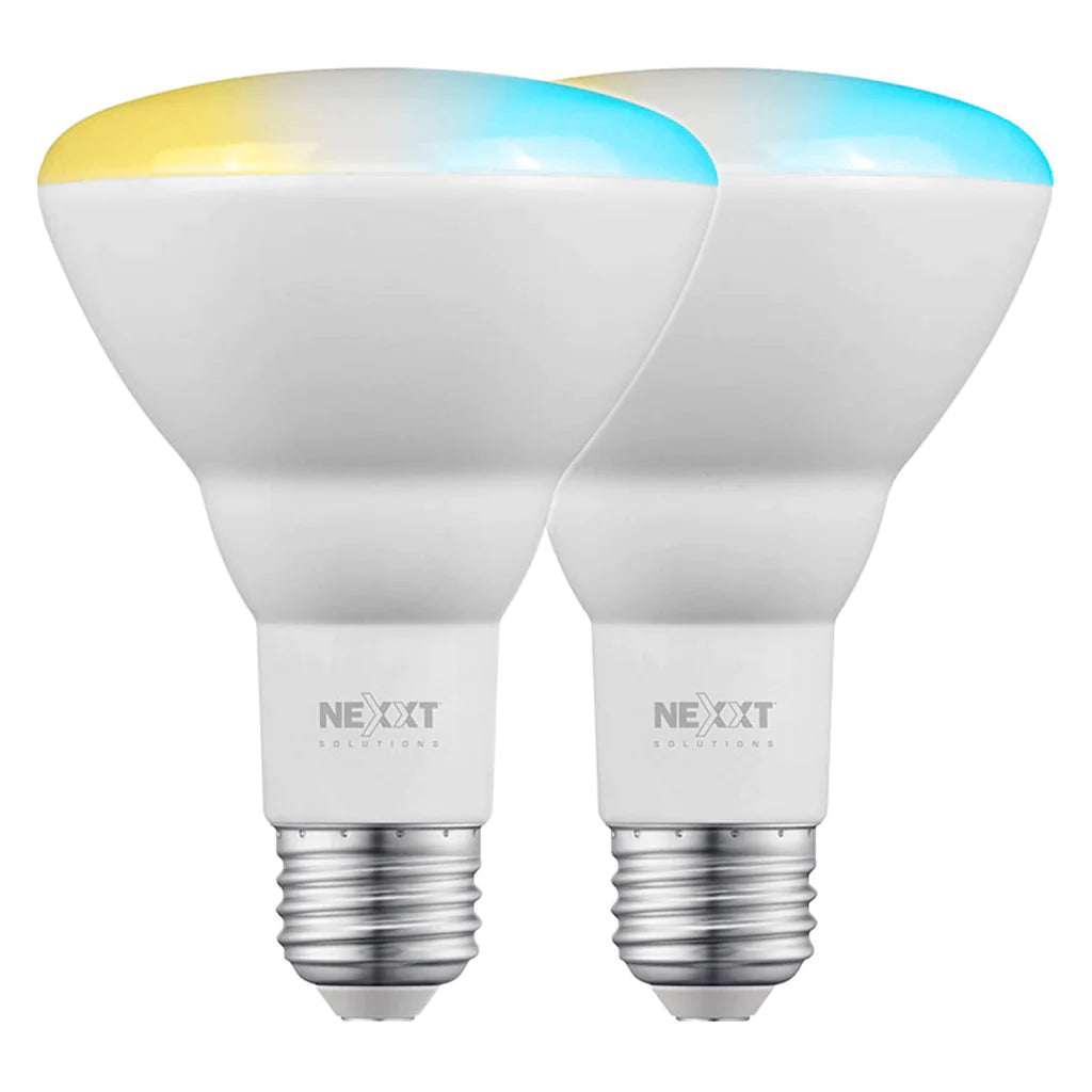 Nexxt Bombillo Inteligente de Alta Luminosidad Wi-Fi LED Luz Blanca, Pack 2 Unidades